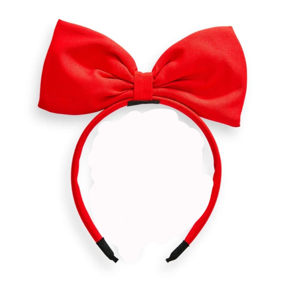 Grinch Red Bow Headband